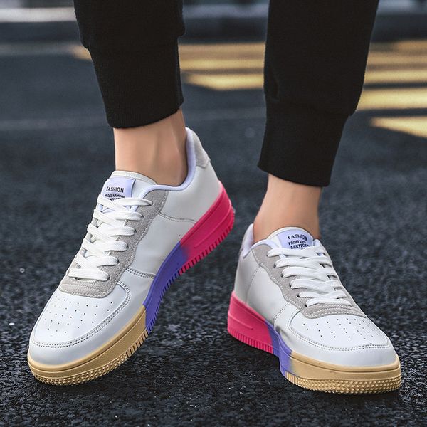 

Fa hion new multicolor boy pring air force 1 running hoe fall ca ual neaker port uede walking hiking hoe athletic outdoor