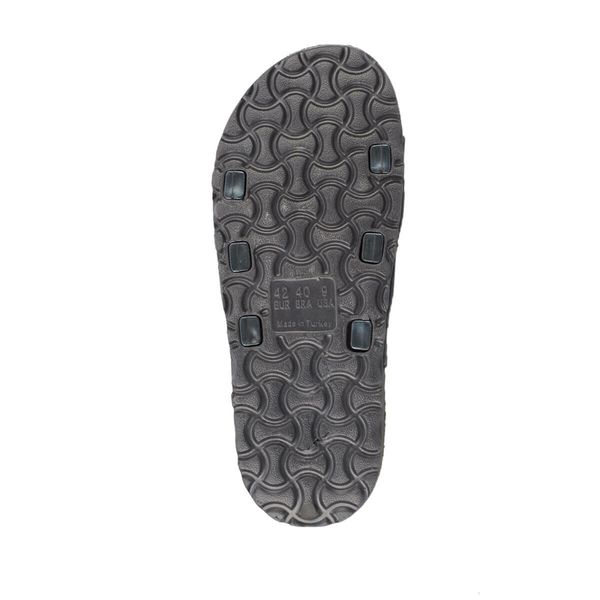 

flo sonta black male slippers kinetix