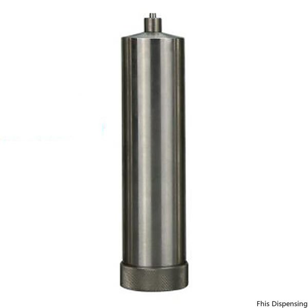 

150cc corrosion resistant stainless steel cones metal dispensing syringe steel cones threaded luer lock taper