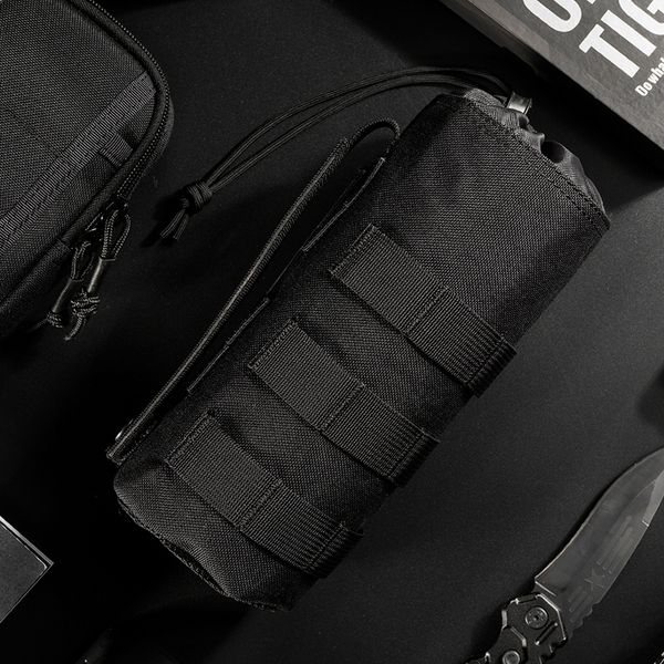 

onetigris outdoor molle water bottle pouch drawstring 1000d tactical bottle holder hydration h2o carrier army kettle bag