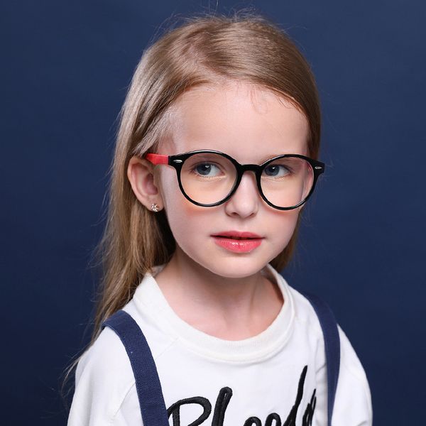 

eyeglasses blue light blocking glasses round nerd eyeglasses frame anti blue ray glasses for girls boys kids round computer, White;black
