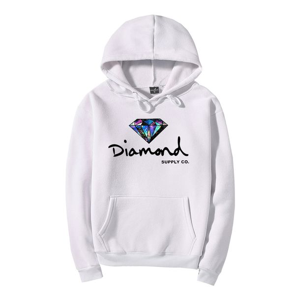 

diamond толстовка для мужчин женщин марка повседневная толстовка с письмом печати осень-зима уличная стиль толстовки 11 цвета s-2xl, Black