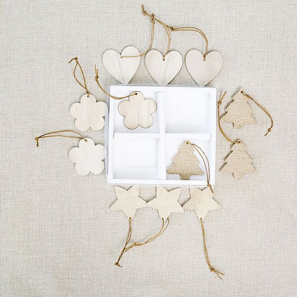 

2019 new christmas decoration pendant holiday supplies wooden christmas tree ornaments living room wall bedroom ornaments
