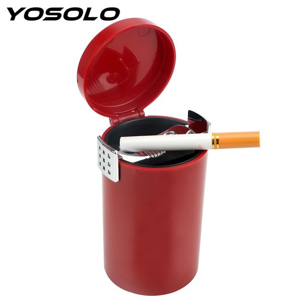 

yosolo car ashtray storage cup holder cigarette smoke holder smoke ash cylinder auto trash bin multifunction ash tray