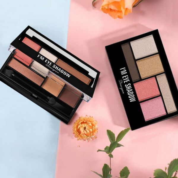 

2019 6 colors shimmer matte eyeshadow makeup palette eye shadow palette of shadows eyeshadow