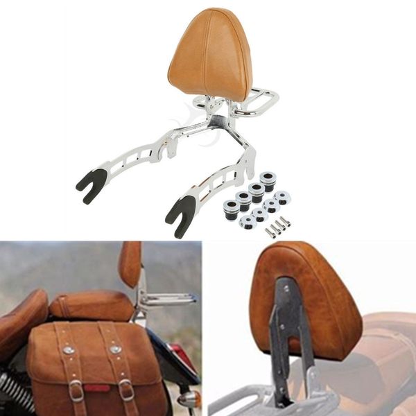 

motorcycle sissy bar passenger backrest + mouting spools for scout 2015-2018 sixty 2016-2018