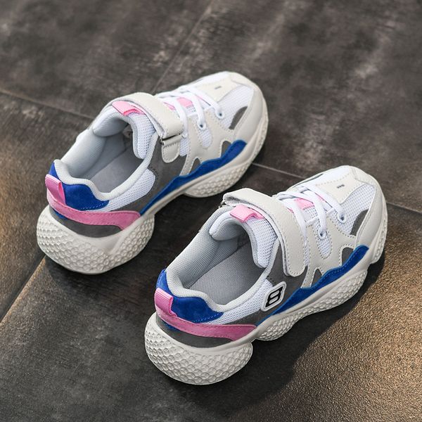 

новые кроссовки по прибытии детские мальчики весенние кроссовки для мальчиков дышащие детские туфли спортивные антискользящие тренажеры для, Black