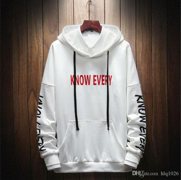 

letter designer hoodie mens womens hip hop hoodies long sleeve luxury hoodie new brand pullover sweatshirt, Black