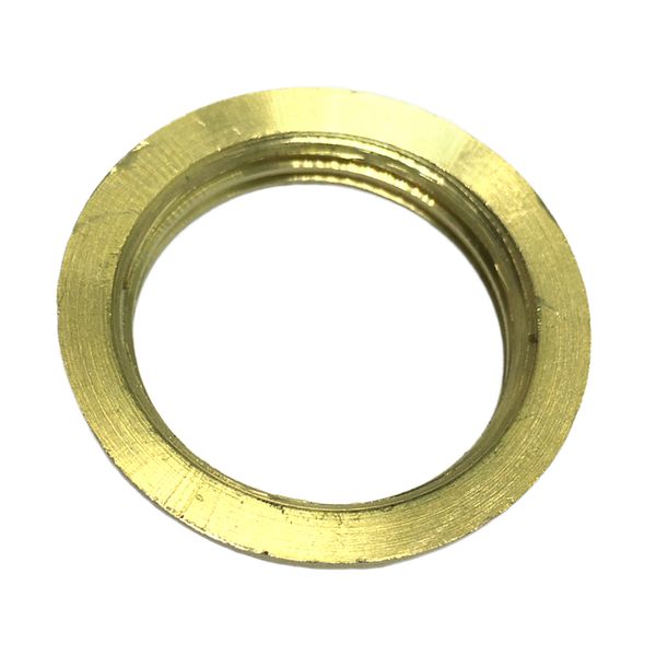 

brass pipe fitting, locknut 32 mm diameter