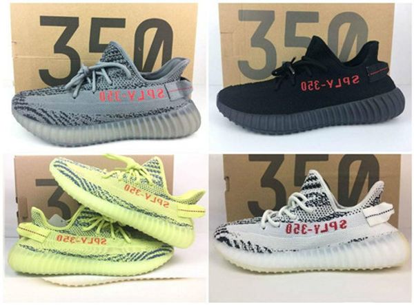 

Static v2 running hoe men kanye we t e ame de igner hoe white zebre bred blue tint butter trainer women neaker ize 36 46