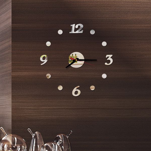 

современное искусство diy настенные часы 3d самоклеющиеся наклейки домашнего офиса кухня декор новый