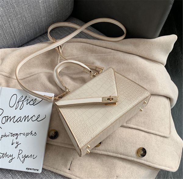 

designer luxury handbag designer handbag women fashion one shoulder bag stone pattern messenger small square bag texture 5