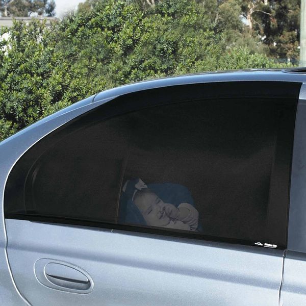 Car Sun Shade Uv Protection Car Window Sunshade Rear Curtain Black Mesh Cover 95 50 Cm Car Exteriors Car External Body Parts Names From Ayintian