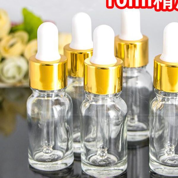 

10 мл 15 мл 30 мл 50 мл 20ml 100ml прозрачное стекло бутылки капельницы пустые эфирные масла бутылки косметические упаковочные контейнеры