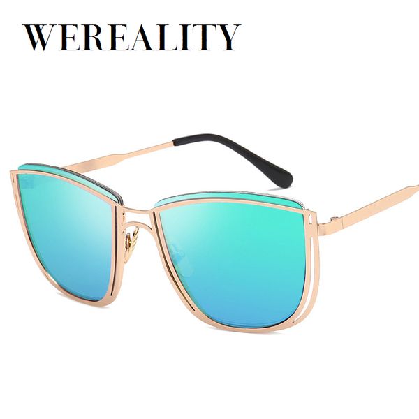 

wereality women sunglasses men fashion designer gafas de sol mujer feminino sun glasses for man women's eyewear w00025s, White;black
