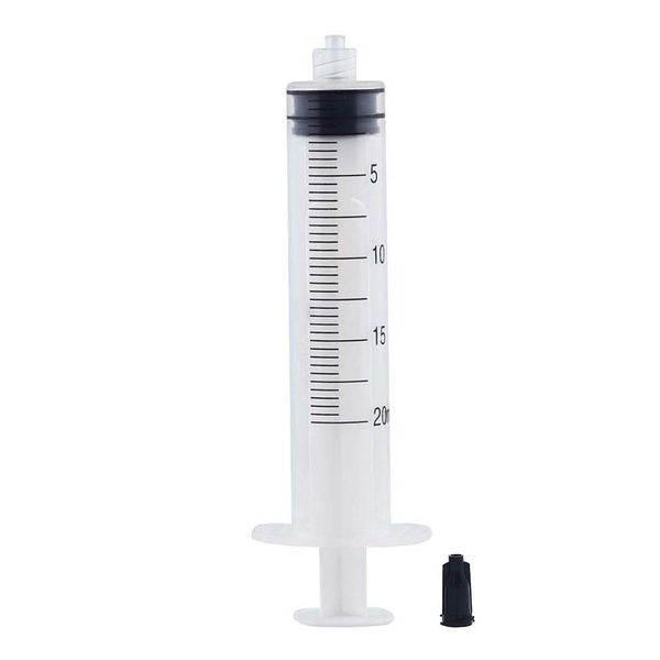 

dispensing syringes 20cc 20ml plastic with tip cap pack of 10
