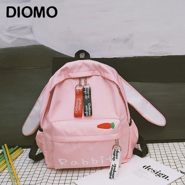 

diomo милые уши животных сумки для начальной и средней школы для девочек-подростков симпатичный рюкзак небольшой рюкзак рюкзак для женщин