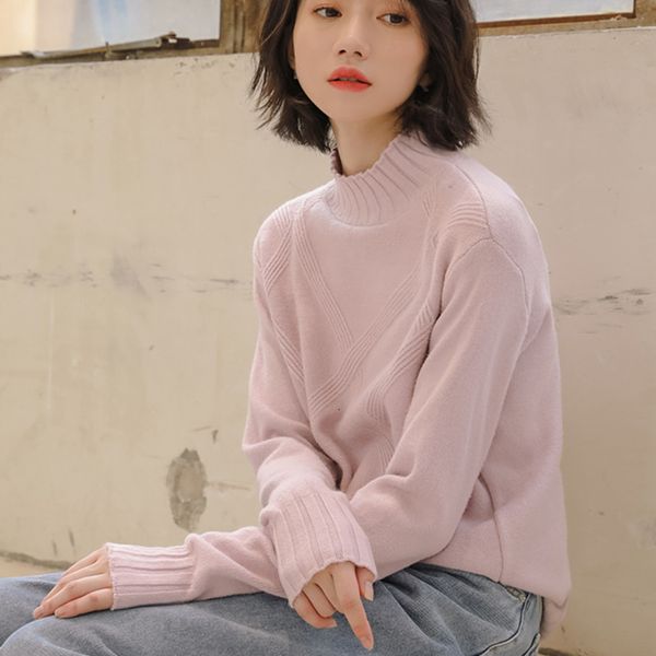 

женщины осень зима водолазки трикотажные свитера женские геометрическое тело теплые пуловеры женские повседневная сыпучие street wear вытащи, White;black