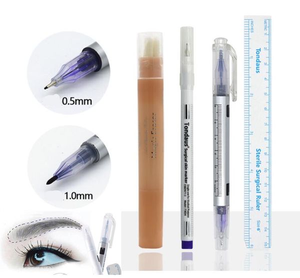 

Личные хирургическое кожи маркер маркер ручка брови татуировки кожи маркер с лин