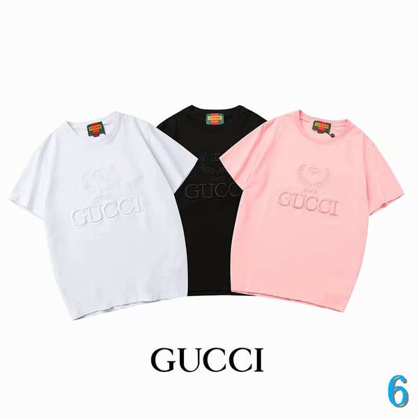 

2020 new mens women designer tee shirts summer brand t-shirt men clothing letter print fashion casual style brand shirt italy 6, White;black
