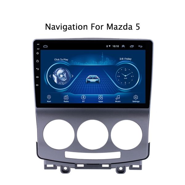 

super slim touch screen android 8.1 radio gps navigation for 5 premacy radio stereo multimedia bluetooth wifi head unit car dvd