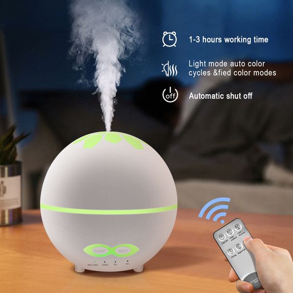 

400ml ultrasonic air humidifier diffusers aromatherapy essential oil diffuser humidifier plating night light for home office