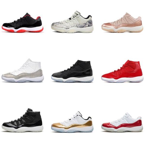 

wholesale 11 prom night gym red midnight navy black stingray bred concord space jam shoes 11s mens womens shoes