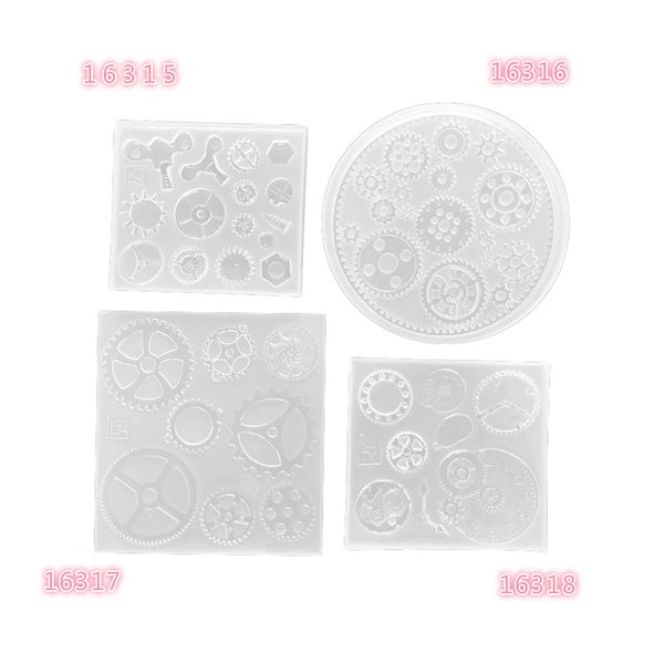 

форма передач подвески craft diy прозрачный уф-смола жидкие силиконовые комбинированные формы для ожерелья серьги изготовления ювелирных изд