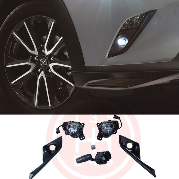 

led fog lights lamp kit for mazda cx-3 cx 3 2016 2017 2018 2019