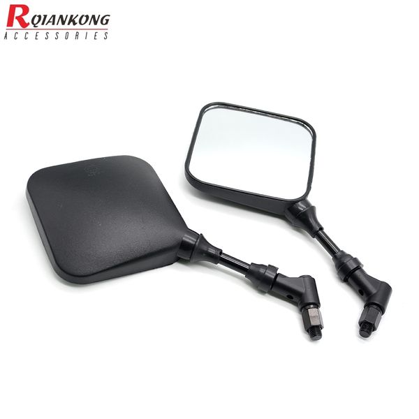 

2pcs universal motorcycle modified plated handlebar mirror motorbike side mirror rearview wide angle for yamaha