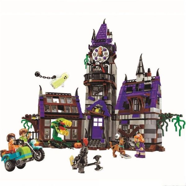 

ystery mansion building bricks educational toys for children compatible figures model toys gift