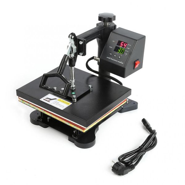 

eu plug 230v high pressure dual-display digital manual t-shirt heat press machine