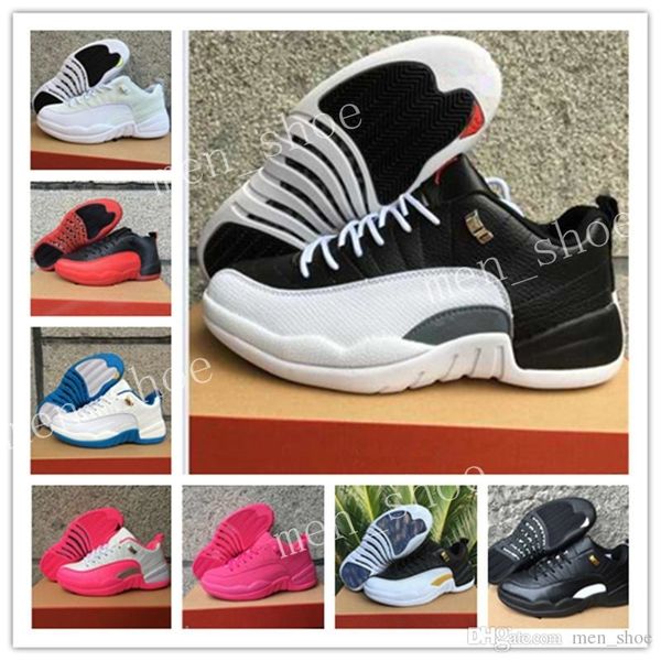 

with 12 xii low basketball shoes sneakers men women shoes blue white black pink 12s basketball shoes sneakers