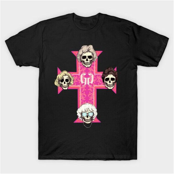 

девочки n 'golden guns n' roses golden girls пародия черная футболка для любителей s-3xl новый мужской смешной tops футболочку, White;black
