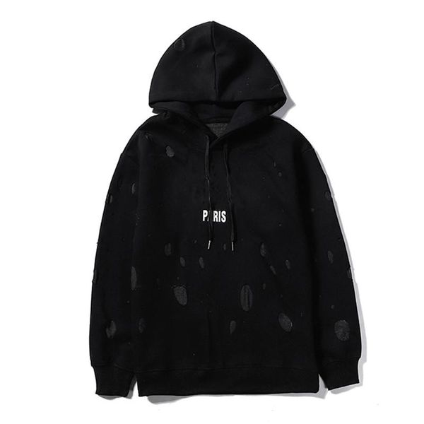 

20fw mens конструктора толстовки толстовка мужчины женщины хлопка высокого качества дизайнер hoodie пара street wear пуловер толстовки разме, Black