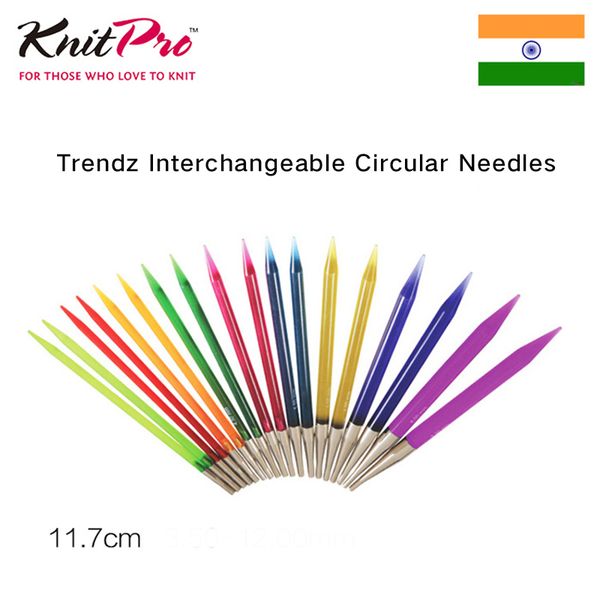 

1 piece knitpro trendz interchangeable circular needle, Black