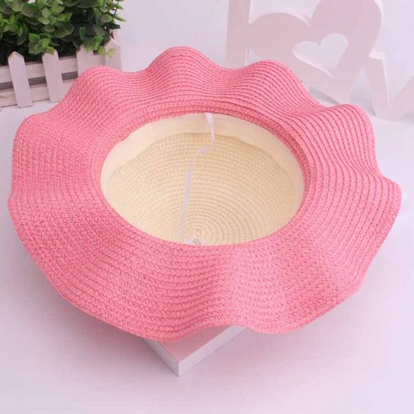 

новый falbala подсолнечное дети шлемов sun spring summer beach соломенная шляпка окружность головы 52 см, Yellow