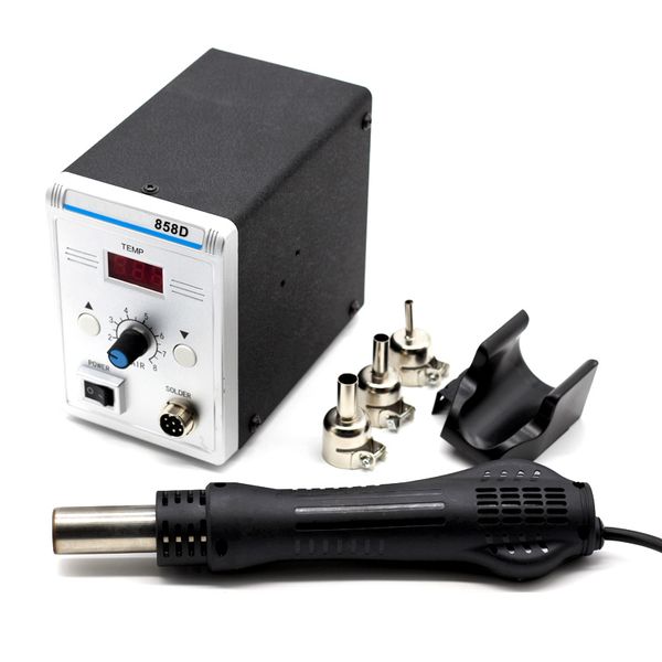 

heat gun air blower hair dryer soldering hairdryer gun 858d bga rework solder station desoldering tool upgrade from 858