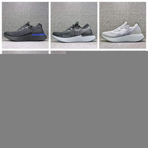 

fly epic react s0uth mens running shoes college navy triple black dark grey knit designer sport sneakers trainers