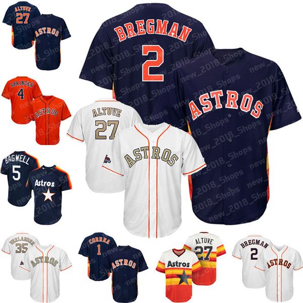 

2 Alex Bregman Astros 27 Jose Altuve 5 Jeff Bagwell 7 Craig Biggio 34 Nolan Ryan 4 George Springer 35 Justin Verlander 1 Carlos Correa