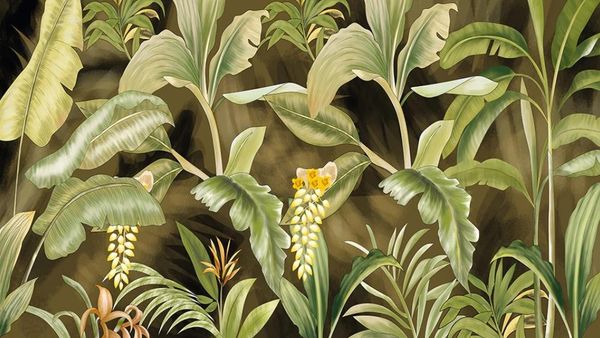 

3d murals wallpaper for living room hand painted banana wallpapers background wall