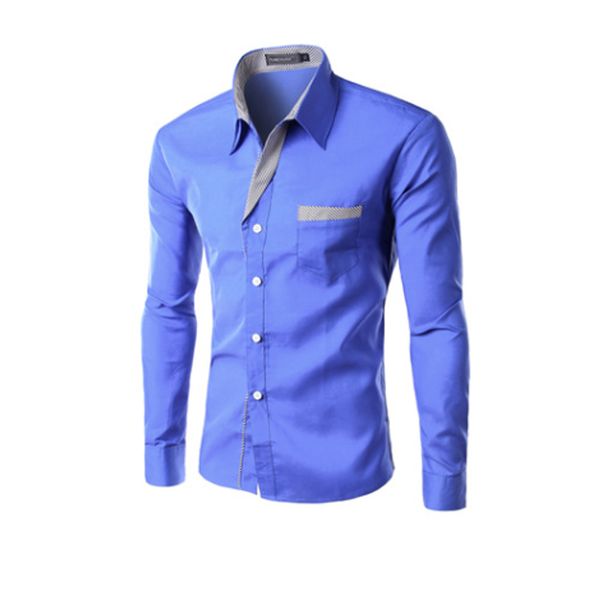 

new 2019 men long sleeve shirt spring autumn casual korean pocket men's shirt cotton plus size slim fit white men clothing -4xl, White;black