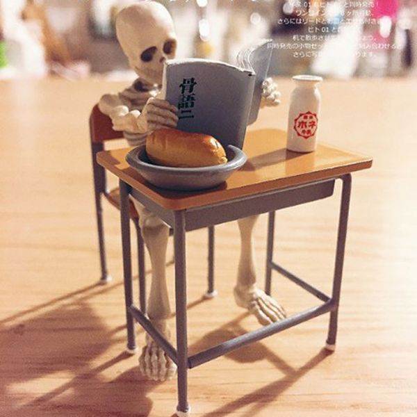 

dollhouse miniature desk chair set kids pretend play furniture model