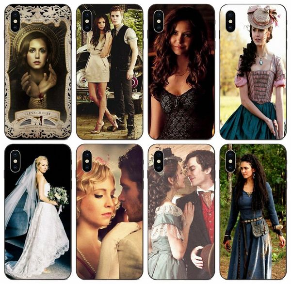 

tongtrade] cartoon lovers sweetheart vampire diaries vintage case for iphone 11 pro max x xs xr 8s 7s 6s 5 samsung on7 huawei p20 tpu case