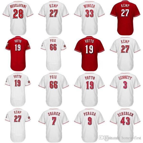 

Custom Cincinnati News Reds 2019 Spring Training 150th Gennett Suarez Barnhart Votto Lorenzen Iglesias Kemp Roark Yasiel Puig Sonny Gray