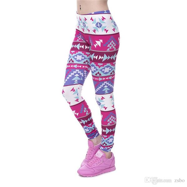 

women's 3d pants full graphic print girl skinny stretchy capris tight fitting elastic slim sprots fitness pencil trousers loose ddk5 nr, Black;white