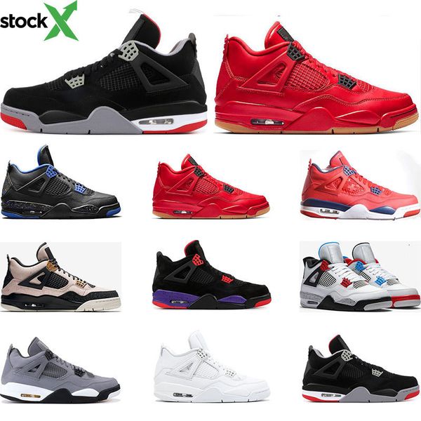 

basketball shoes 4s nero fiba what the cool grey bred silt red pure money wings 4 mens sports sneakers traienrs size 7-13
