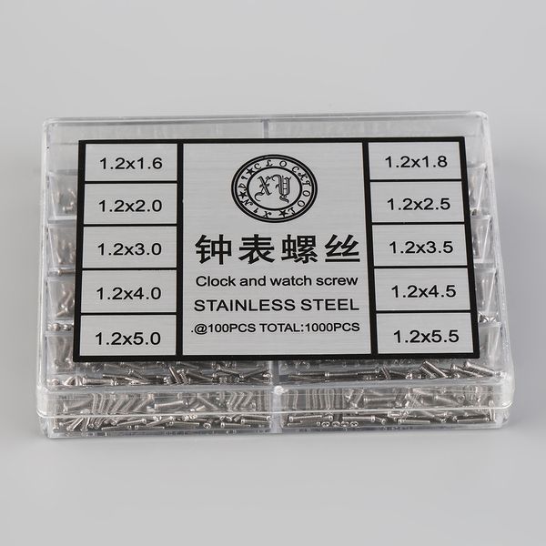 

1000pcs/set tiny assortment for clock watch eye glasses screws repair kit tool watch for parts