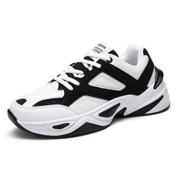 

vogue men casual shoes spring outdoor comfort flat men shoes breathing trend sneakers for zapatillas hombre 38-55, Black