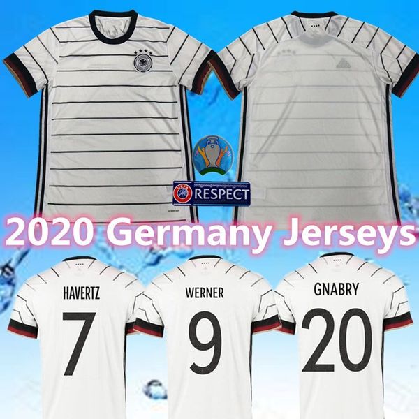 

Germany 2020 occer home jer ey men erge gnabry muller hummel kroo draxler reu Ãzil european hector cup football hirt, Black;yellow